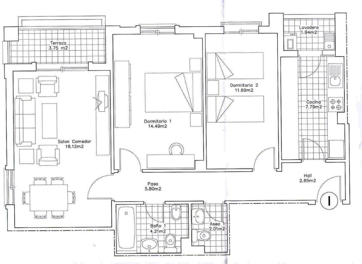 Apartamento 2 Dormitorios En La Mejor Zona De Roquetas Roquetas de Mar Exterior photo